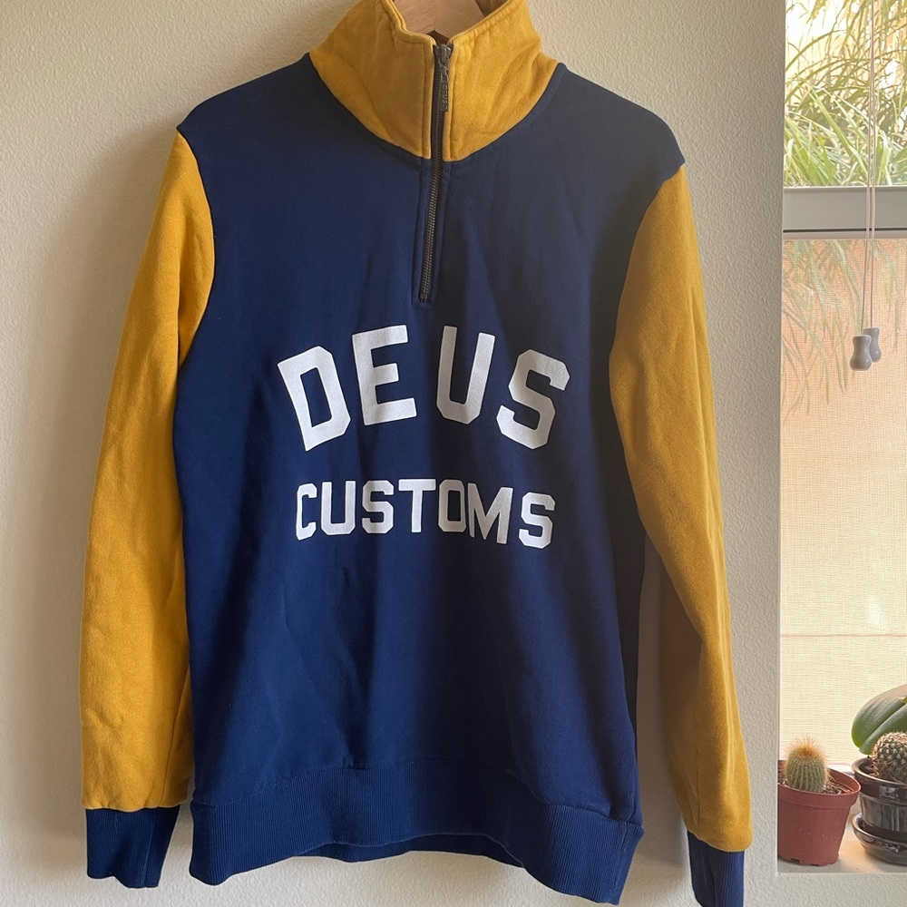Deus Ex Machina quarter zip sweater